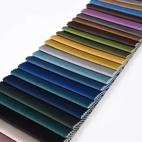 Wholesale Factory Lining 100% Polyester Holland Velvet Sofa Fabric